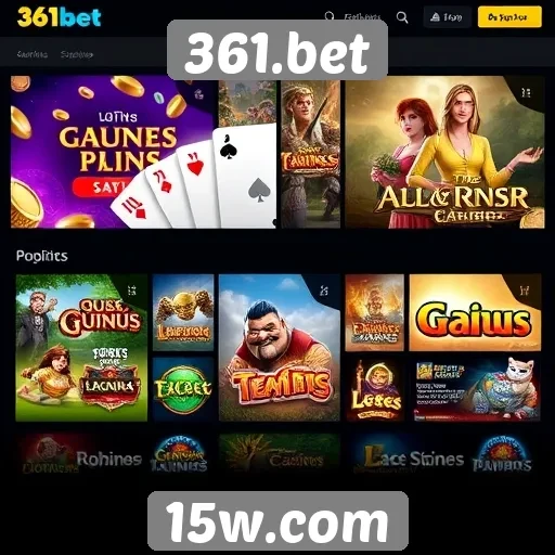 Avaliação dos jogos disponíveis no site 361.bet